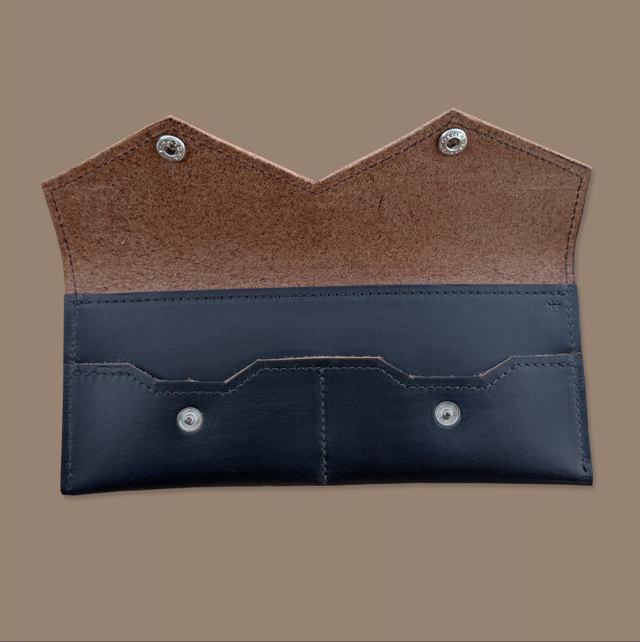 Sawtooth Cowboy Wallet - Black Beauty