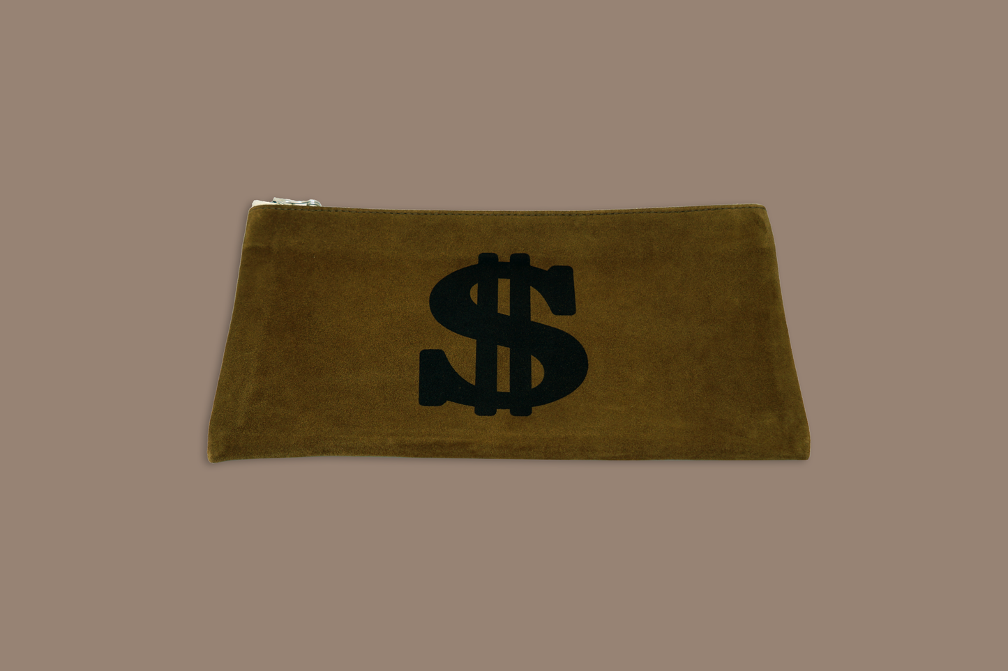 Suede Bank Bag - Tobacco