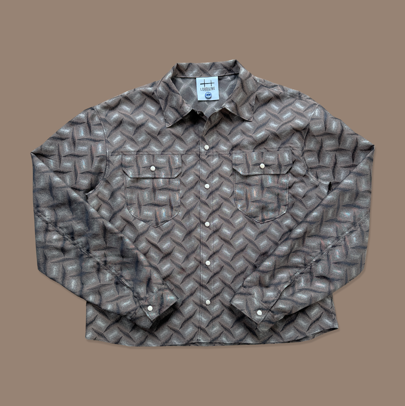 Silk Diamond Plate Shirt