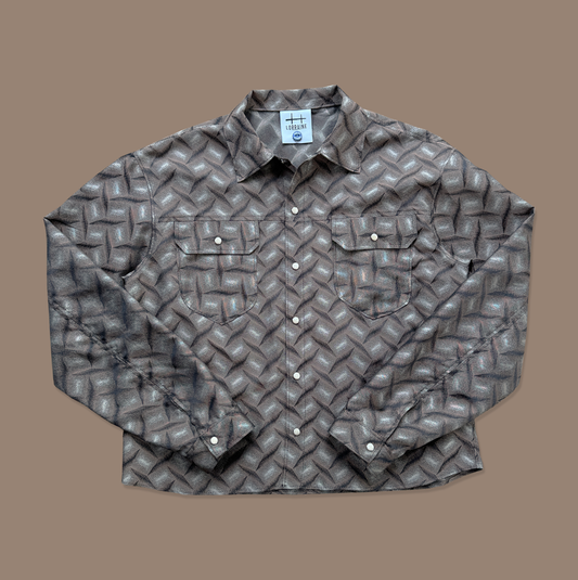 Silk Diamond Plate Shirt