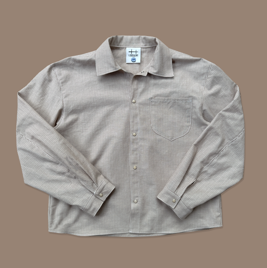 Summer Shirt Brown Stripe