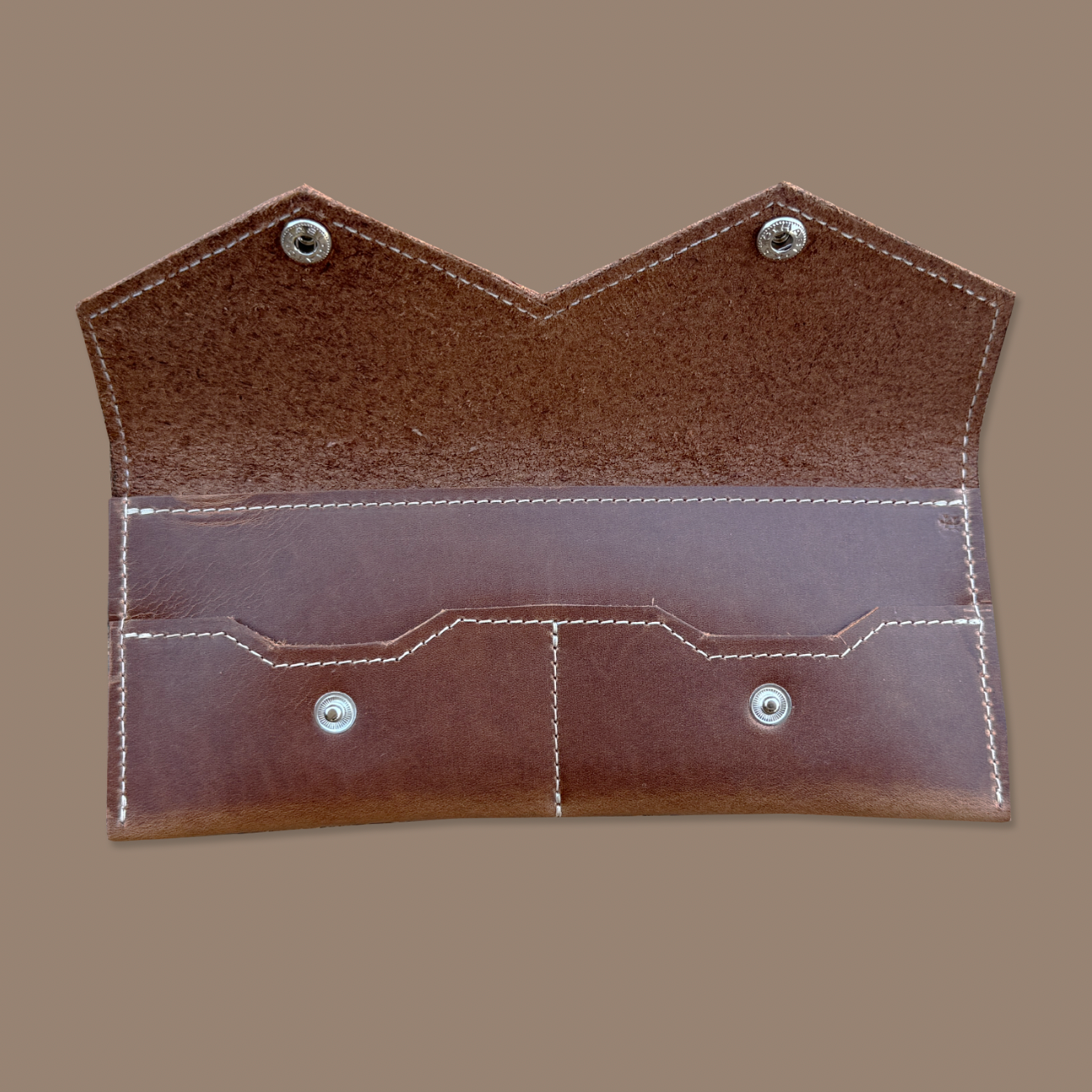 Sawtooth Cowboy Wallet - Tobacco Brown