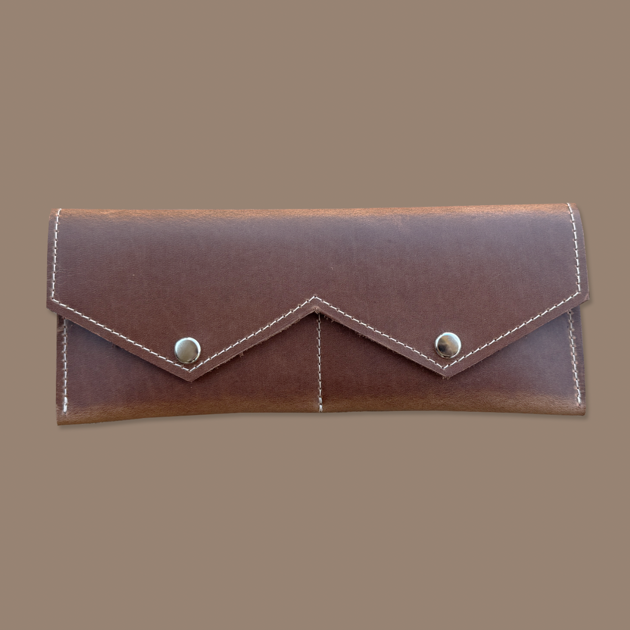 Sawtooth Cowboy Wallet - Tobacco Brown