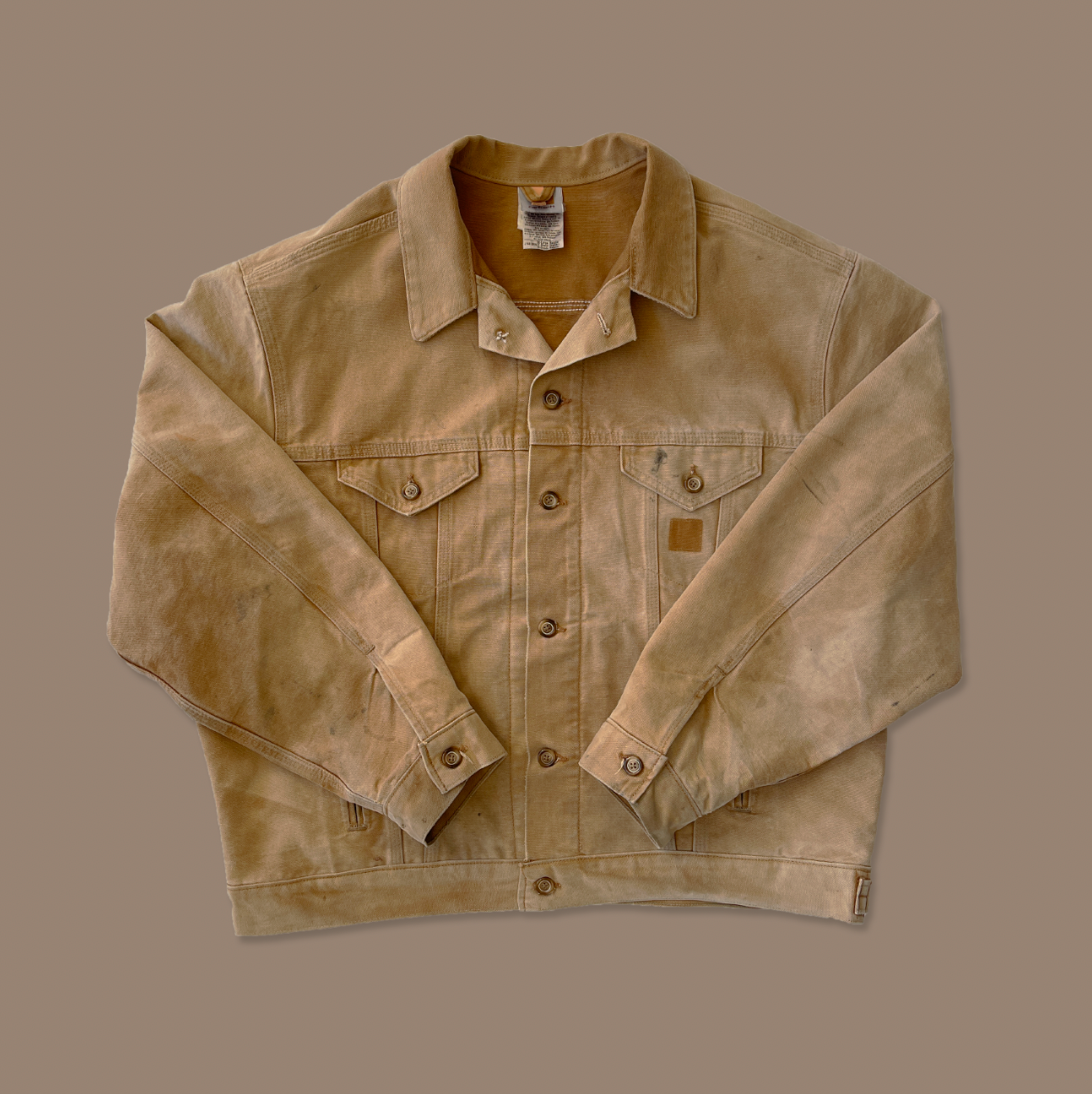 Re-Worked Canvas Trucker Jacket