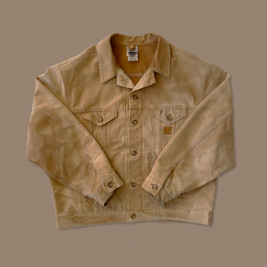 Re-Worked Canvas Trucker Jacket