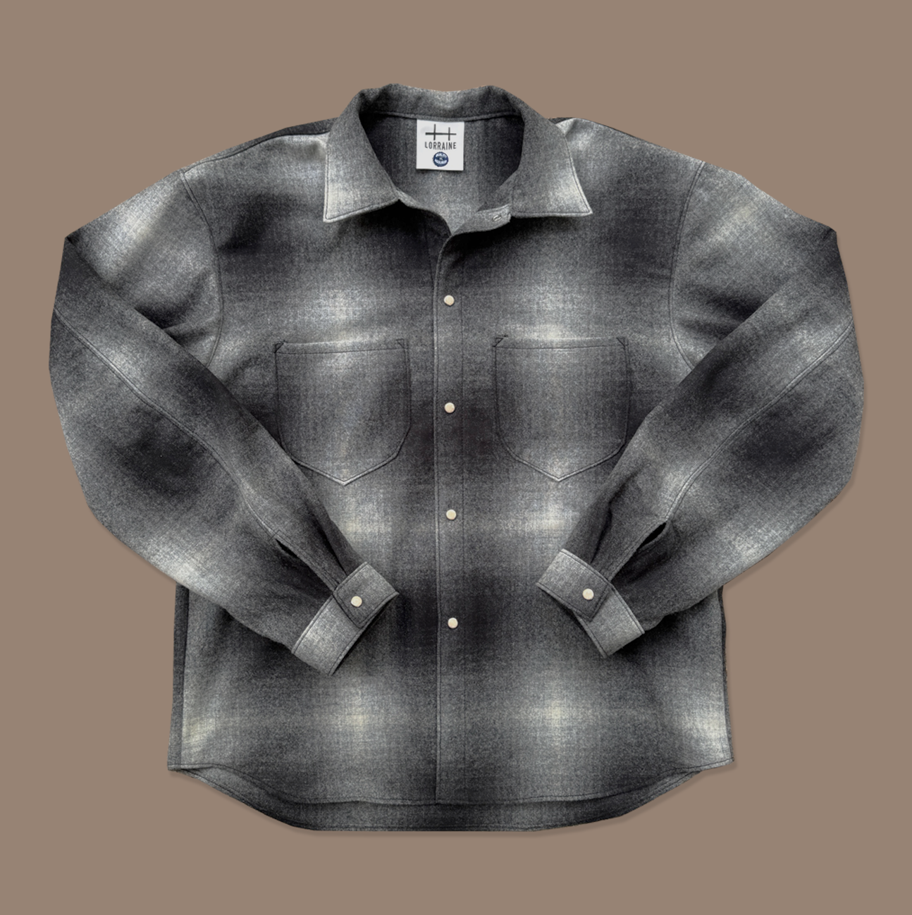 Shadow Plaid Pearl Snap