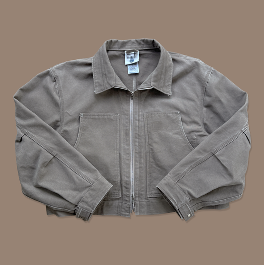 Re-Worked Western Canvas Jacket - Taupe